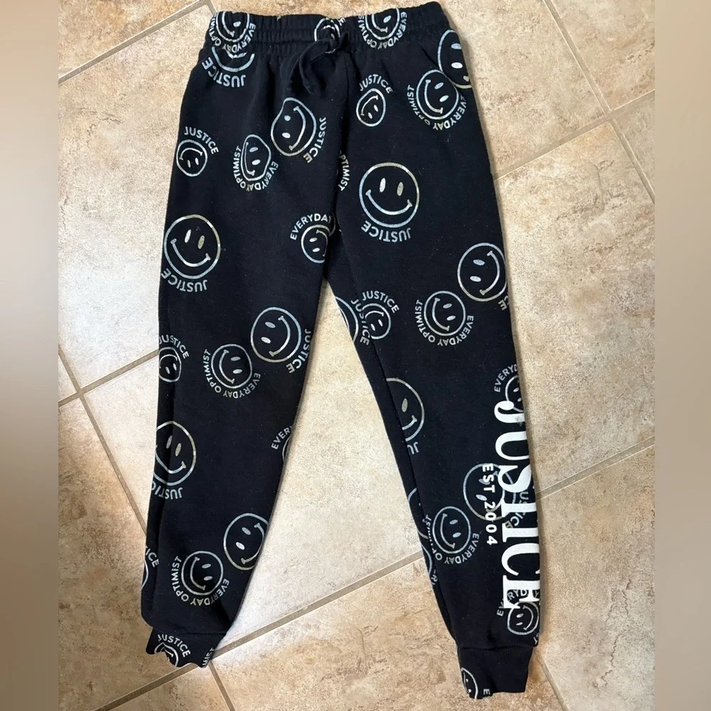 🍭JUSTICE Black Jogging Sweatpants